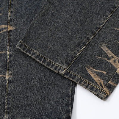 Pantalones Vaqueros de Calle Estilo Americano con Personalidad - Image 3