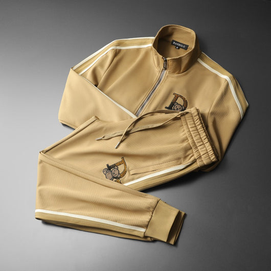 Conjunto Deportivo Casual Hombre con Bordado de Oso - Image 3