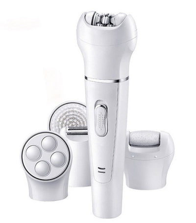 Masajeador Facial y Corporal 5 en 1 Portátil con Cepillo de Látex - Image 2