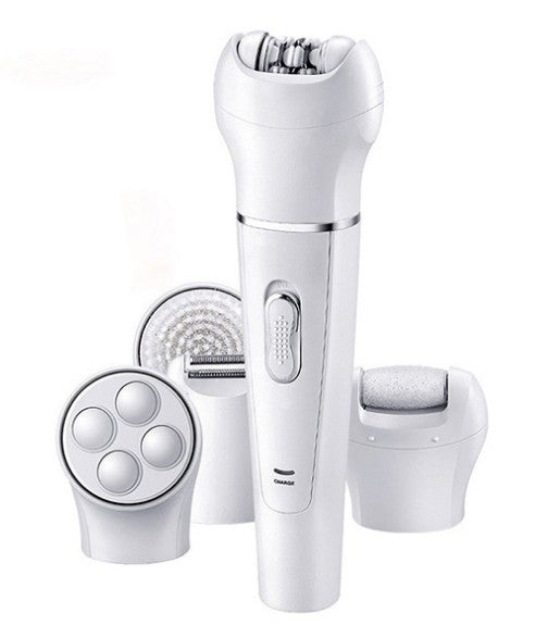 Masajeador Facial y Corporal 5 en 1 Portátil con Cepillo de Látex - Image 2