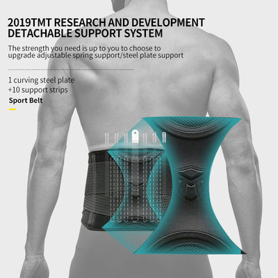 Cinturón de Entrenamiento Abdominal TMT para Hombre - Faja Deportiva de Compresión - Image 4