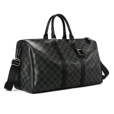 Bolso Bandolera Cuadros Coreano de Gran Capacidad para Viajes - Image 3