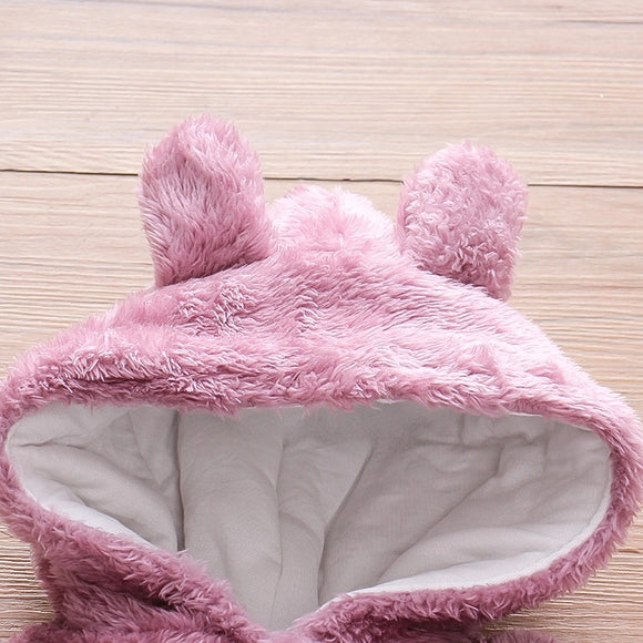 Pijama Enterizo de Bebé en Algodón Grueso y Terciopelo