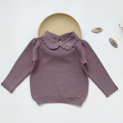Suéter de Punto para Niña con Encaje y Mangas Largas - Image 14