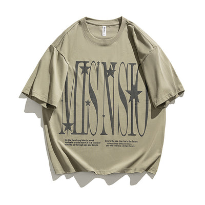 Camiseta Básica de Algodón Cuello Redondo para Hombre - Image 7