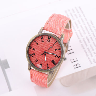 Reloj de Cuarzo para Mujer con Correa Denim Casual - Image 20