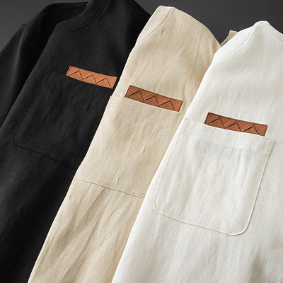 Camiseta Ligera de Lino Ice Silk para Hombre - Image 4