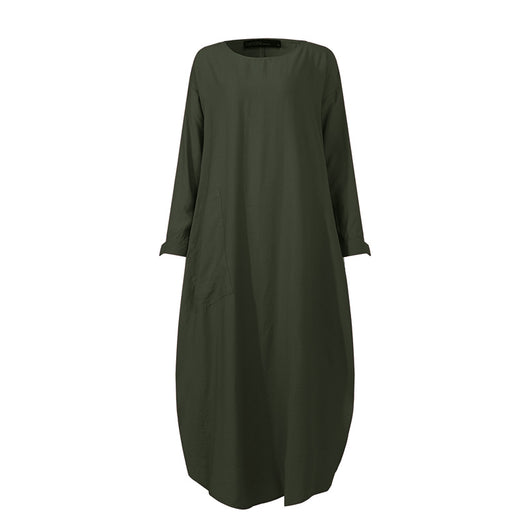 Vestido Camisa de Manga Larga - Image 6