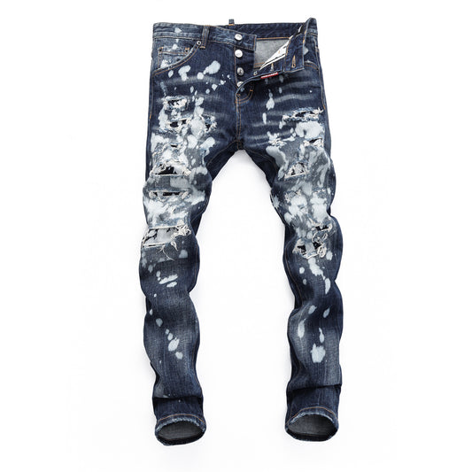 Pantalones Vaqueros Rotos para Hombre - Estilo Urbano