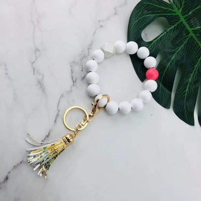 Pulsera Llavero Personalizado con Cuentas de Moda - Image 11