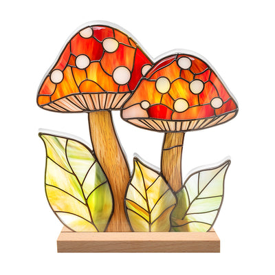 Adornos Decorativos Acrílicos con Efecto Cristal - Flores y Paisajes - Image 45
