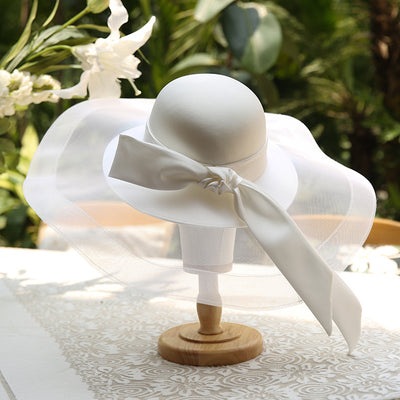 Sombrero Elegante para Sesión de Fotos de Novia - Image 5