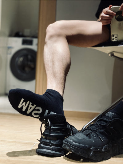Calcetines de Lana para Hombre con Letras Deportivas - Image 22