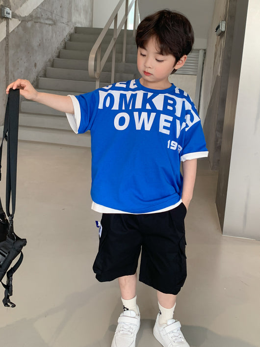 Conjunto de Playera y Shorts Holgados para Niño - Image 7