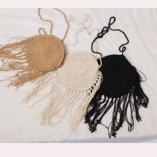 Bolso Mensajero Tejido a Mano - Clutch Artesanal - Image 6