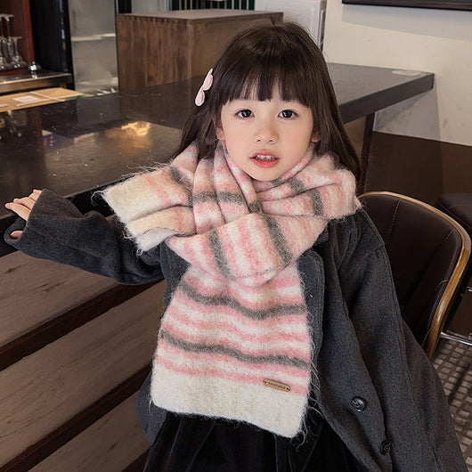 Bufanda Infantil Gruesa y Cálida para Otoño e Invierno - Image 25