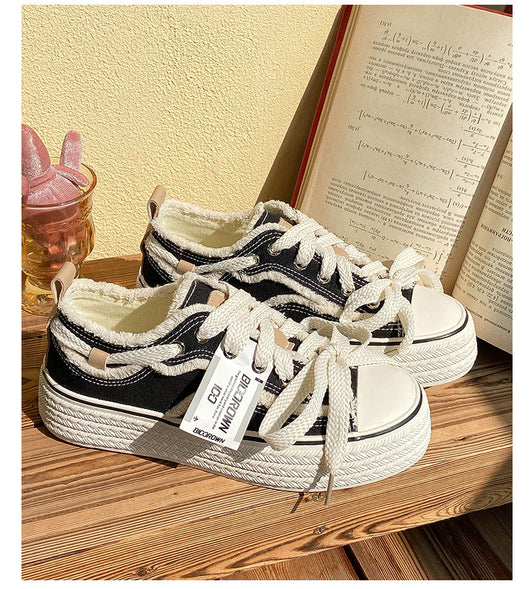 Zapatillas Canvas Clásicas de Otoño para Mujer - Image 12