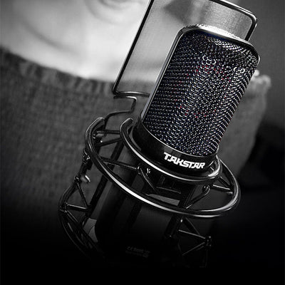 Micrófono Condensador Profesional con Tarjeta de Sonido para Móvil - Image 9