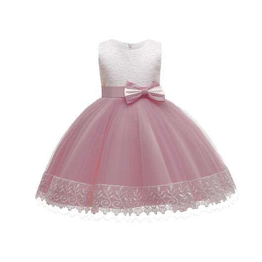 Vestido de Princesa Niña con Encaje y Tul Esponjoso