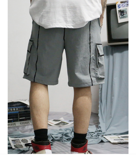 Shorts de Trabajo Artesanal con Diseño Retro - Image 8
