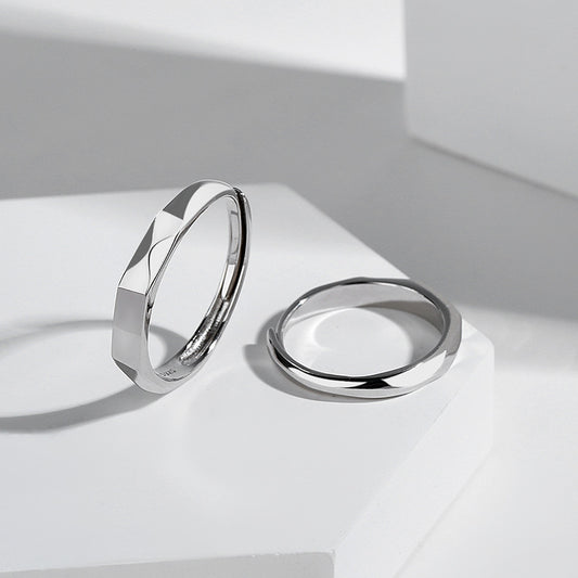 Anillo de Pareja en Plata 925 Resistente al Deslustre - Image 2