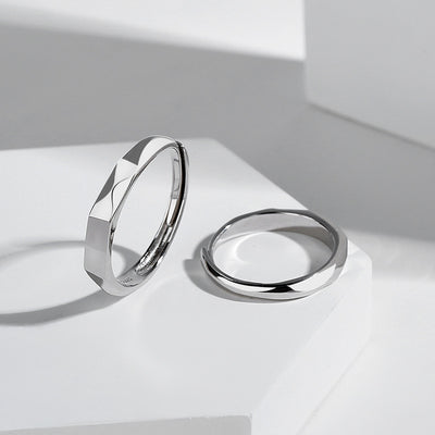 Anillo de Pareja en Plata 925 Resistente al Deslustre - Image 2