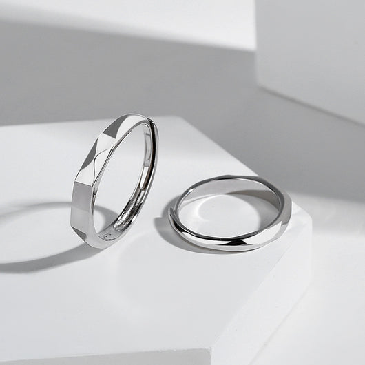 Anillo de Pareja en Plata 925 Resistente al Deslustre - Image 2