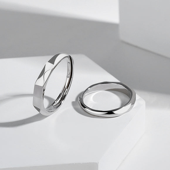 Anillo de Pareja en Plata 925 Resistente al Deslustre
