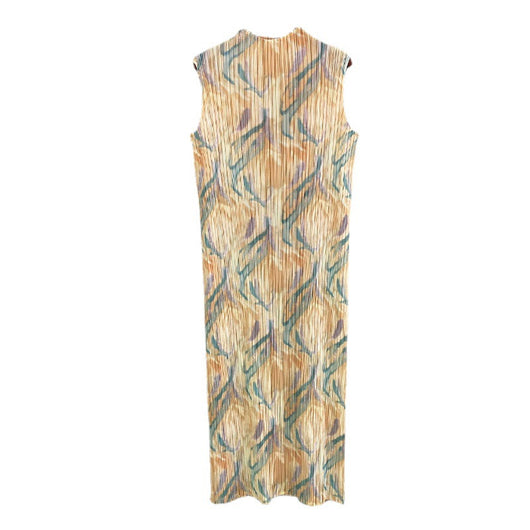 Vestido Plisado Sin Mangas para Mujer - Colección Verano - Image 3