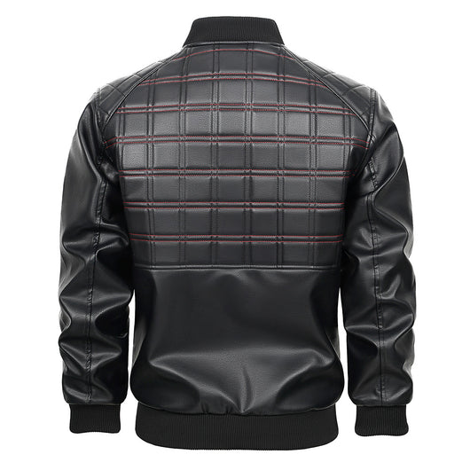 Chaqueta de Cuero para Hombre Primavera Otoño - Image 5