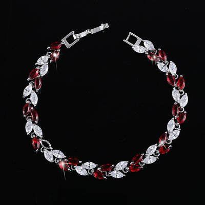 Pulsera de Moda Coreana con Hojas de Circón AAA - Image 7