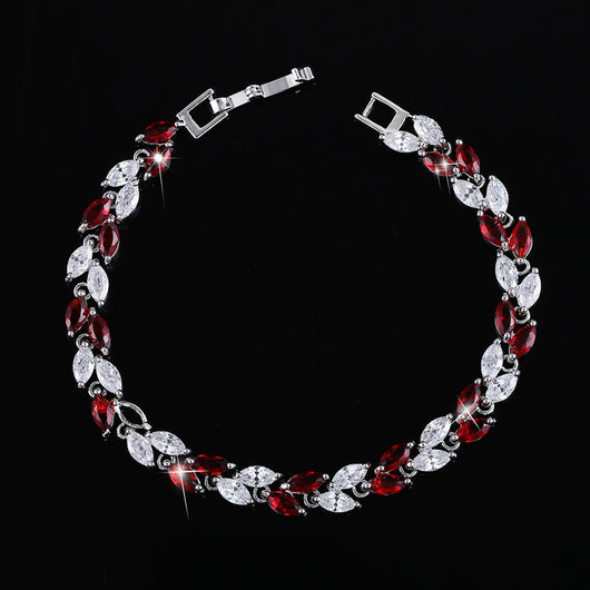 Pulsera de Moda Coreana con Hojas de Circón AAA - Image 7