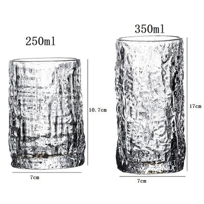 Vaso de Agua con Diseño Texturizado en Vidrio - Image 4