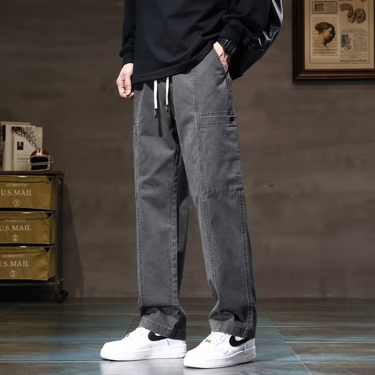 Pantalones Hombre Estilo Americano - Corte Recto y Ancho Moderno - Image 14