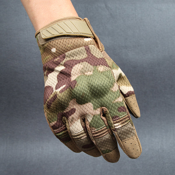 Guantes Tácticos Profesionales con Pantalla Táctil - Agarre Antideslizante Todos los Dedos