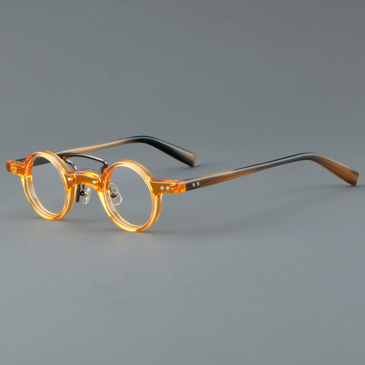 Gafas Retro Marco Redondo Pequeño Estilo Japonés - Image 4