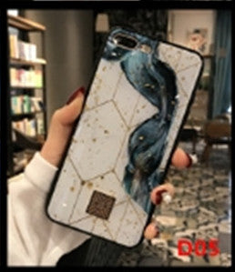 Funda Móvil con Diseño de Rayas Diamante y Onda Puntillada - Image 64