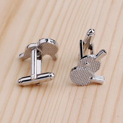 Gemelos Personalizados para Hombre con Diseño de Raqueta - Image 4
