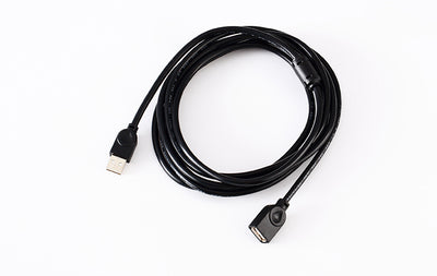Cable Extensor USB 2.0 Negro con Núcleo de Cobre - Image 4