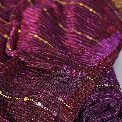 Pañuelo de Seda con Lentejuelas Brillantes para Mujer - Image 36