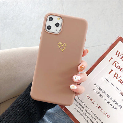 Funda para teléfono con diseño de amor pintado a mano - Image 4