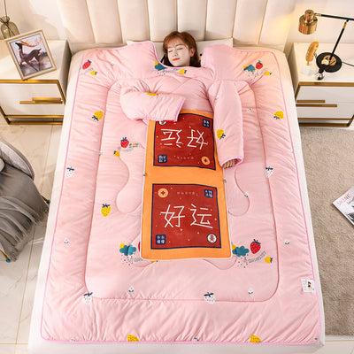 Edredón Grueso Tipo Almohada con Mangas - Quilt Perezoso para Dormitorio - Image 5