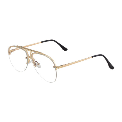 Gafas de Sol Hombre Montura Metalizada Media Armazón - Image 11
