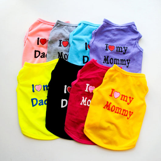 Chaleco para Mascotas Estilo Clásico Mamá Papá - Image 39