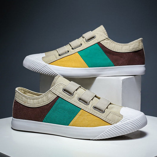Zapatillas de Lona con Punta Redonda para Estudiantes - Comodidad y Estilo Deportivo - Image 11