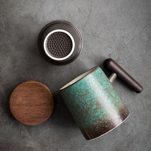 Colador de Té con Tazas Separadoras de Agua Filtrada - Image 3