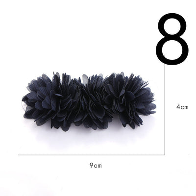 Diadema de Flores de Tela con Base Adhesiva para Hacer a Mano - Image 62