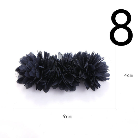 Diadema de Flores de Tela con Base Adhesiva para Hacer a Mano - Image 62
