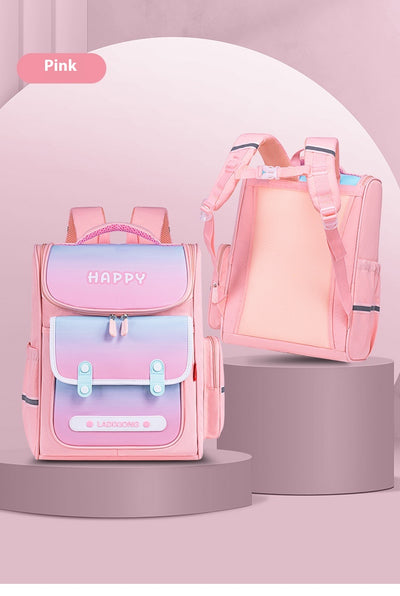 Mochila Escolar Infantil Ligera y de Gran Capacidad con Protección de Columna Estilo Británico - Image 13