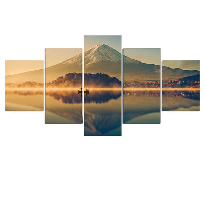 Cuadro Decorativo Paisaje Montaña y Lago - Lienzo Artístico para Pared - Image 3